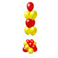 Композиция из шаров с гелием "Эффект праздника", , 3465 р., Композиция из шаров с гелием "Эффект праздника", , Фонтаны из шаров